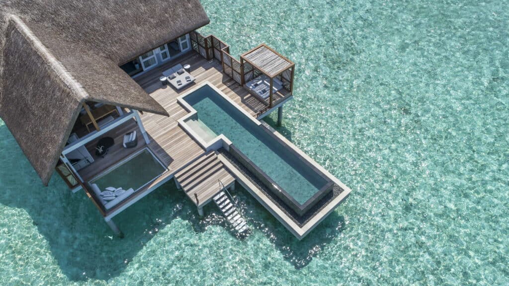 overwater villa four seasons maldives